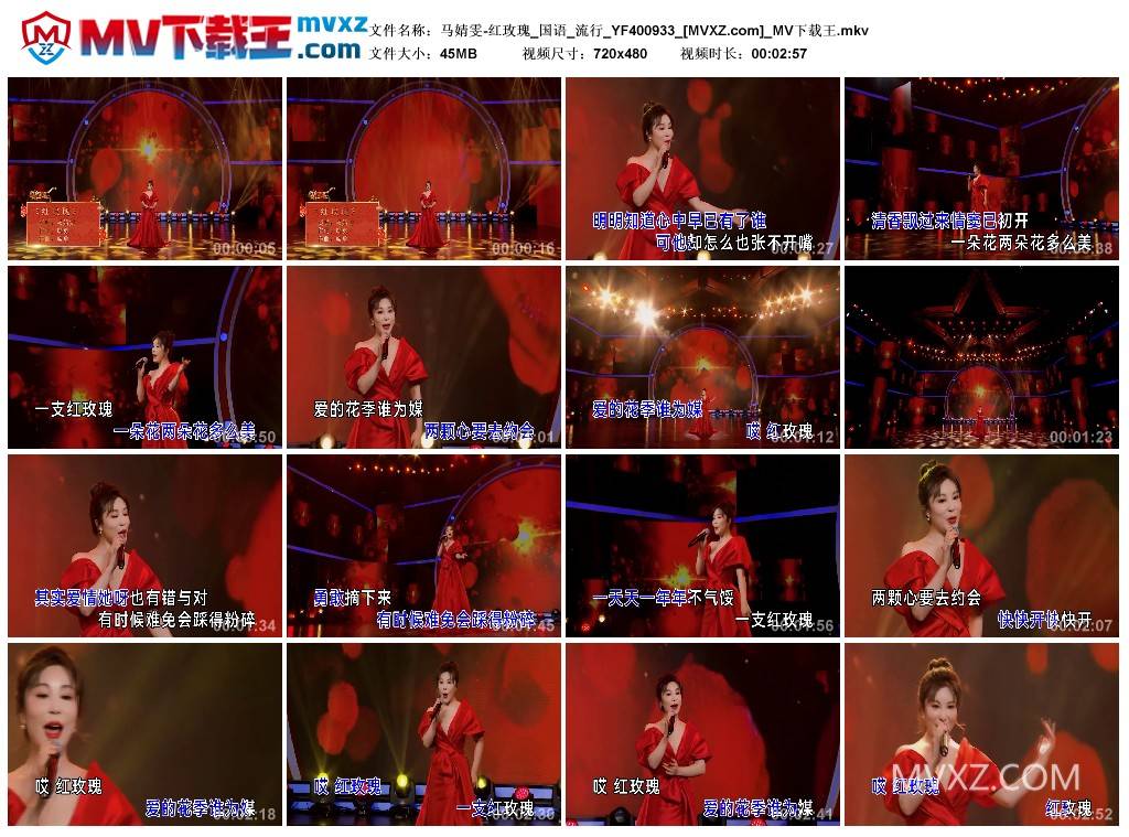 马婧雯-红玫瑰_国语_流行_YF400933